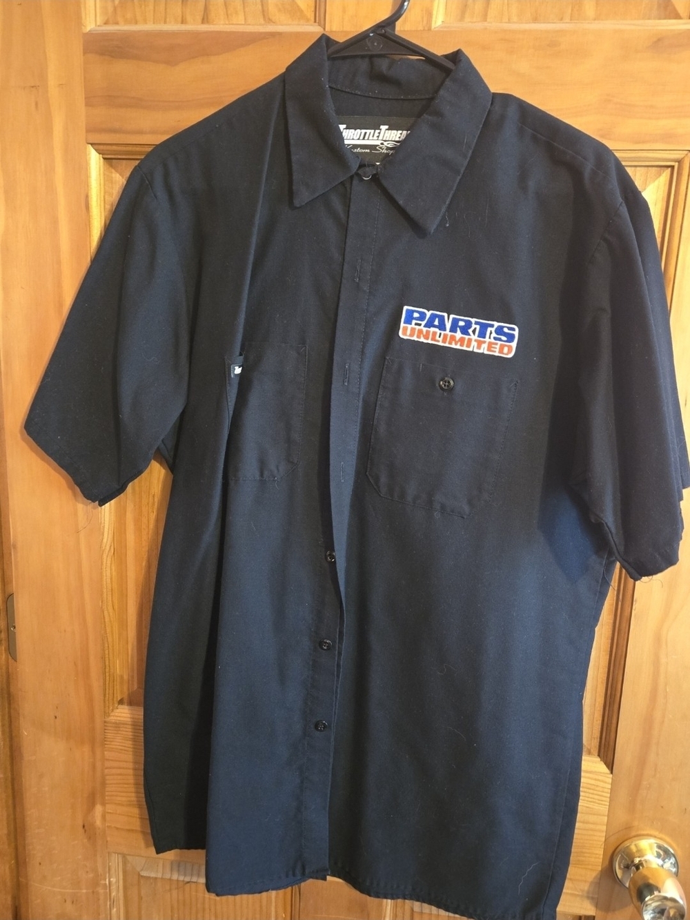Black Parts Unlimited Short-Sleeve Work Shirt
